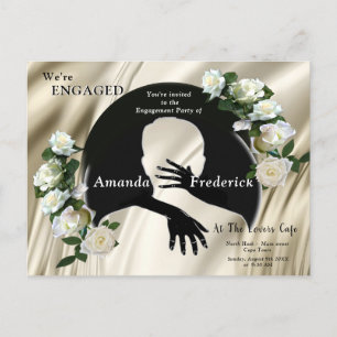 Liebe ist Alles, was Verlobung gibt Einladungspostkarte