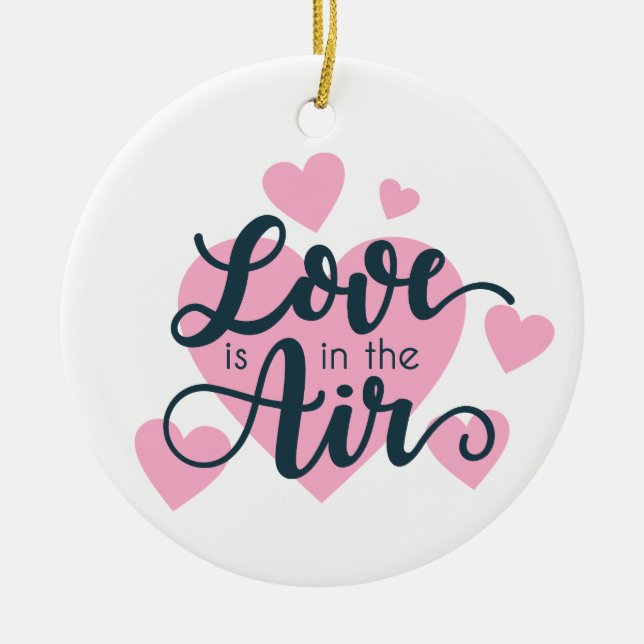 Liebe ist am Valentinstag | Ornament (Vorne)