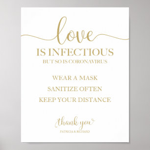 Liebe ist ansteckend, aber dasselbe gilt für das N Poster