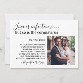 Liebe ist ansteckendes Foto Ändern des Datums Hoch Ankündigung