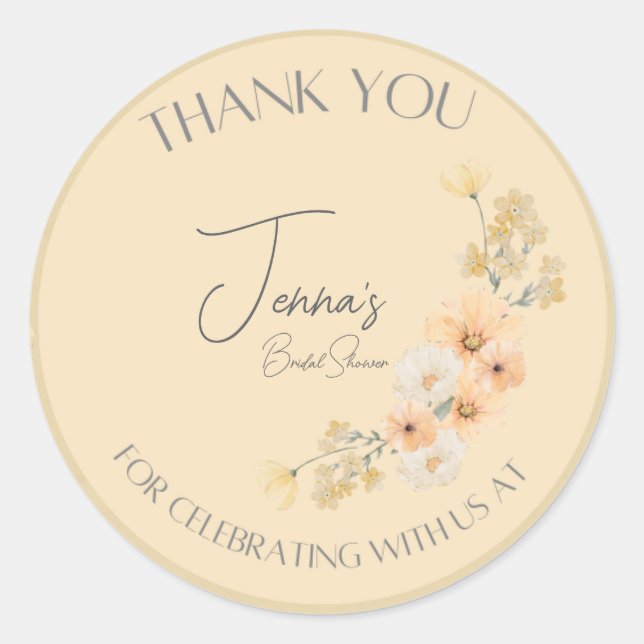 Liebe ist auf Bloom Polterabend Aufkleber (Vorderseite)