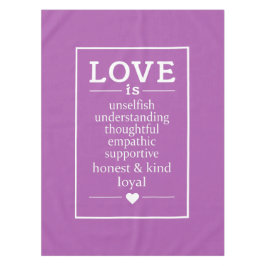 Liebe ist ... benutzerdefiniertes Tischtuch Tischdecke