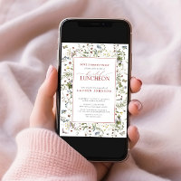 Liebe ist Berry Sweet Elegante Floral Bridal Lunch