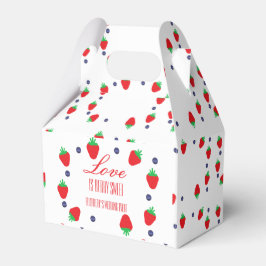Liebe ist Berry Sweet Fruit Brautparty Geschenkschachtel