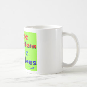 Liebe ist besser als Hass Kaffeetasse