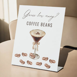 Liebe ist Bierratten wie viele Kaffeebohnen Sockelschild