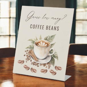 Liebe ist Bierratten wie viele Kaffeebohnen Sockelschild