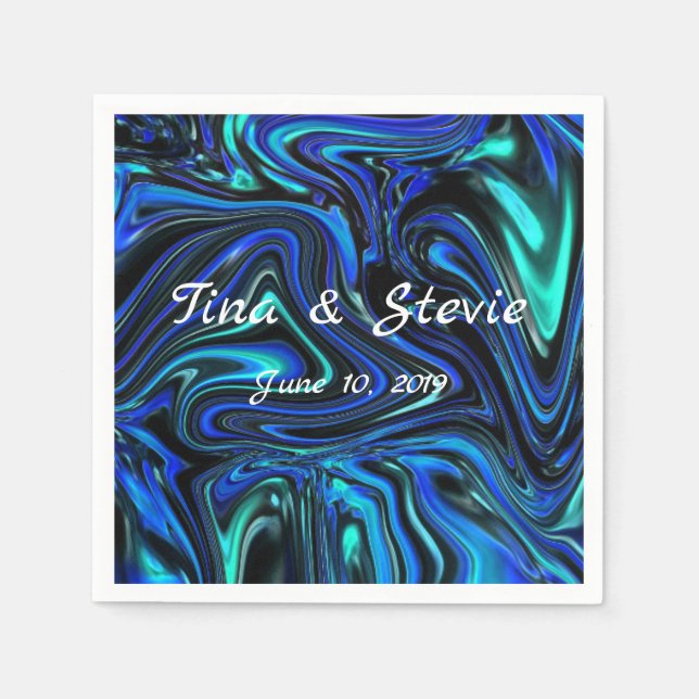 Liebe ist blau serviette (Vorderseite)