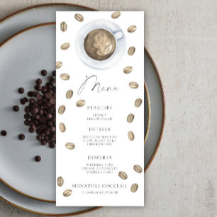 Liebe ist Brauen Brautparty Menü Menükarte