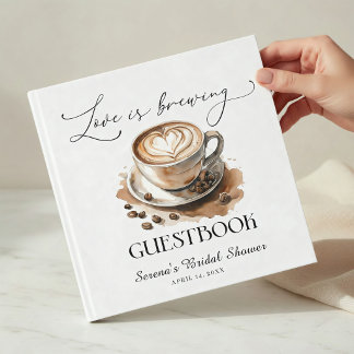 Liebe ist Brauen Coffee Junggesellinnenabschied Gästebuch