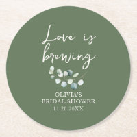 Liebe ist Brauen Garten Grün Hochzeitsshower
