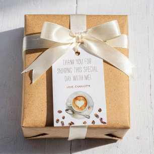 Liebe ist Brauen Kaffee Favor Tags Hochzeit Dusche Geschenkanhänger