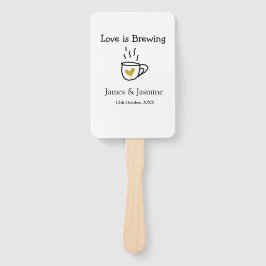 Liebe ist Brauen Kaffee Tasse Gold Herznamen Fächer