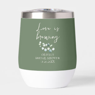 Liebe ist Brauende Hochzeitsdusche für die Braut