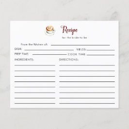 Liebe ist Brewing Brautparty Rezept Card