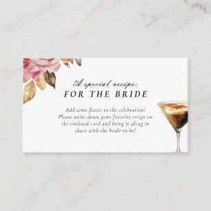 Liebe ist Brewing Recipe Request Brautparty Begleitkarte