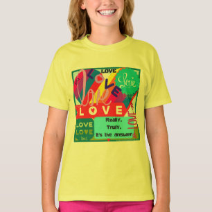 Liebe ist das Antwort-Durcheinander T-Shirt