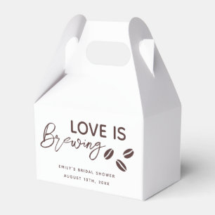 Liebe ist das Breaking Coffee Theme Brautparty Geschenkschachtel