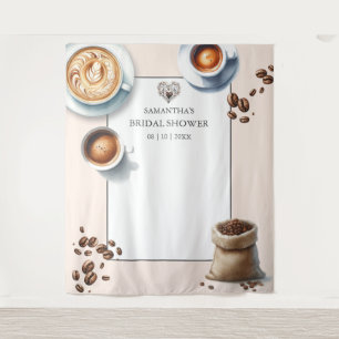 Liebe ist das Brechen Coffee Brautparty Foto Wandteppich