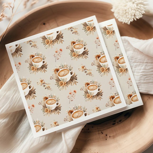 Liebe ist das Brechen des Kaffeefallen Brautparty Serviette (Von Creator hochgeladen)