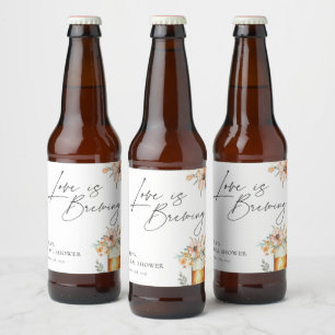 Liebe ist das Brechen von Brautparty Bierflaschenetikett