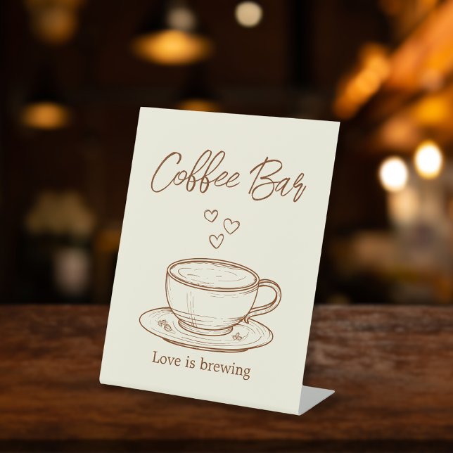 Liebe ist das Brechen von Kaffee Bar Sockelschild (Von Creator hochgeladen)