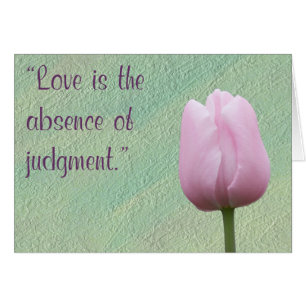 Liebe ist das Fehlen einer Grußkarte für das Urtei