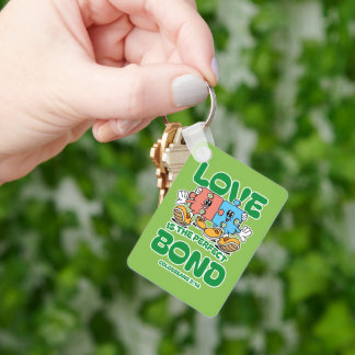 Liebe ist das perfekte Band Schlüsselanhänger