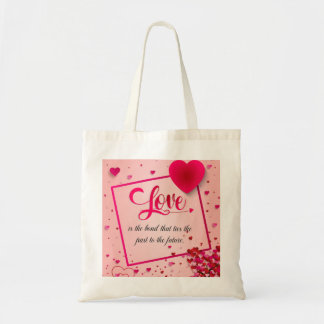 Liebe ist der Bindungsbeutel Tragetasche