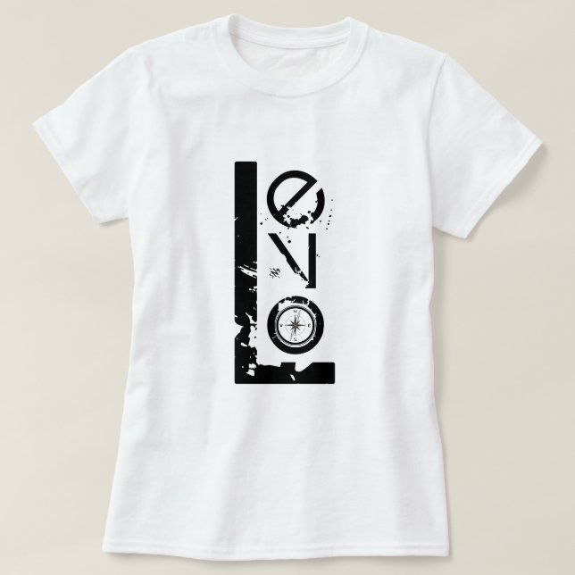 Liebe ist der Kompass v1.0 T-Shirt (Design vorne)