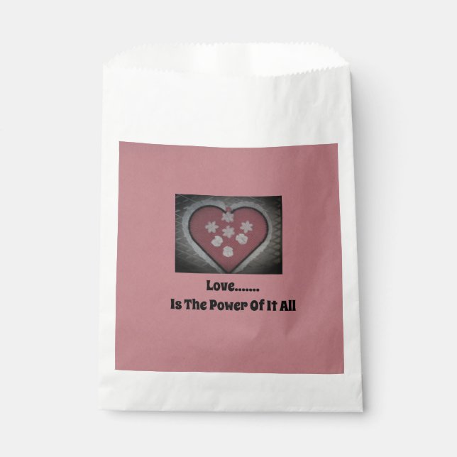 Liebe...... ist der Power von allem Geschenktütchen (Vorderseite)