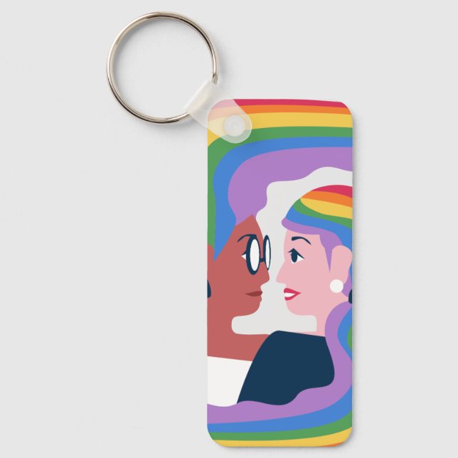 Liebe ist der Valentinstag der Liebe Schlüsselanhänger (Vorderseite)