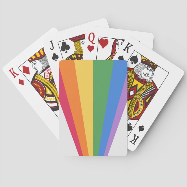 Liebe ist der Valentinstag der Liebe Spielkarten (Rückseite)