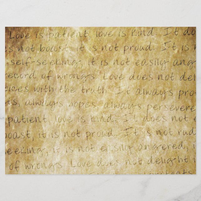 Liebe ist die Abdeckung für das Hochzeitsprogramm  (Vorderseite)