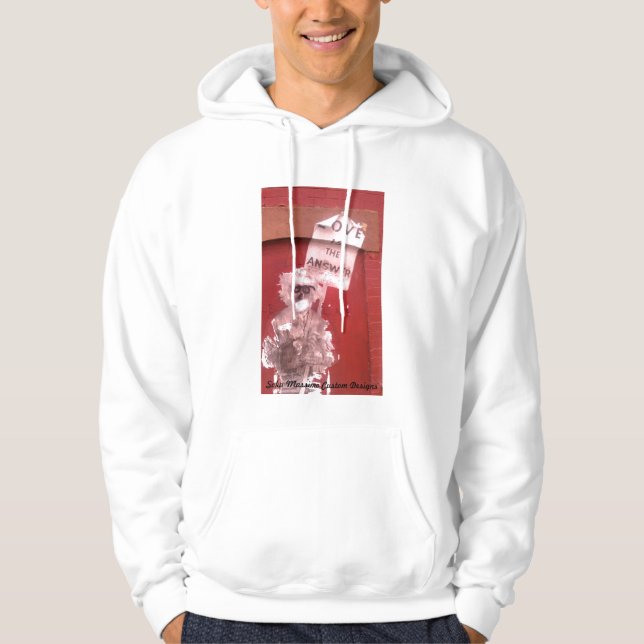 LIEBE IST DIE ANTWORT HOODIE (Vorderseite)