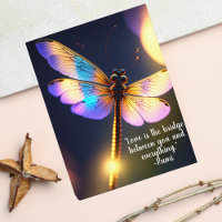 Liebe ist die Brücke Rumi Zitat Dragonfly