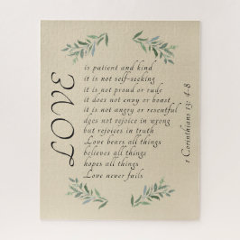 Liebe ist die Liebe des Patienten ist ein einfache Puzzle