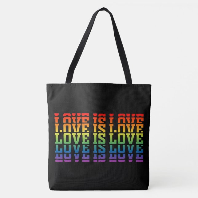 Liebe ist die Liebe Tote Tasche (Vorderseite)