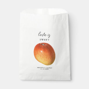 Liebe ist die süße tropische Mango-Fruchtsaison Geschenktütchen