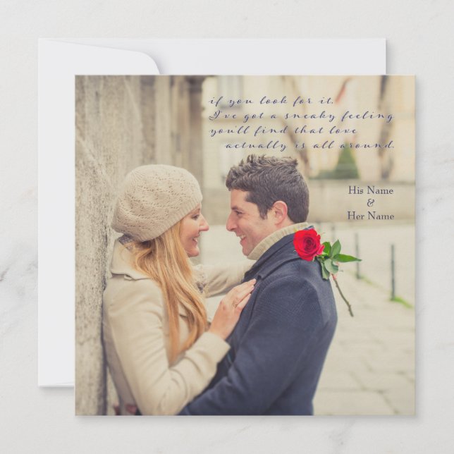 Liebe ist eigentlich überall (Vorderseite)