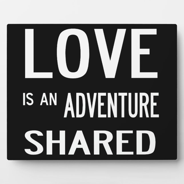 Liebe ist ein Abenteuer Fotoplatte (Vorderseite)