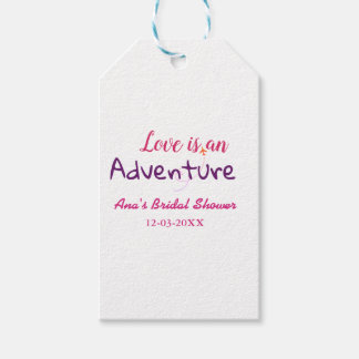 LIEBE IST EIN ABENTEUER ROSA LILA HOCHZEITSPAAR PL GESCHENKANHÄNGER