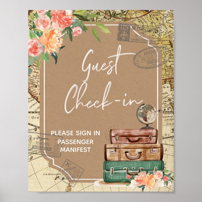 Liebe ist ein Adventure Brautparty Poster (Vorne)