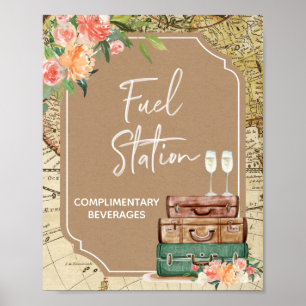 Liebe ist ein Adventure Brautparty Poster