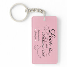 Liebe ist ein Aktionsverb. Ich habe das von dir ge