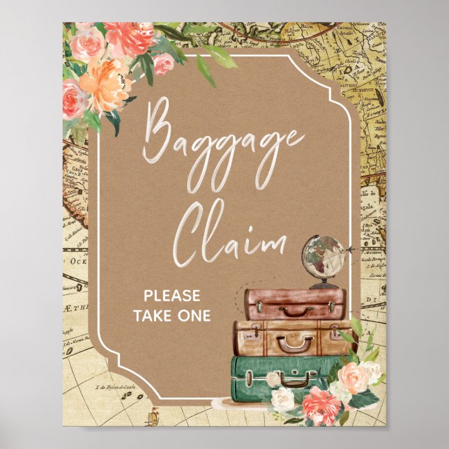 Liebe ist ein Begrüßungszeichen für das Brautparty Poster (Vorne)