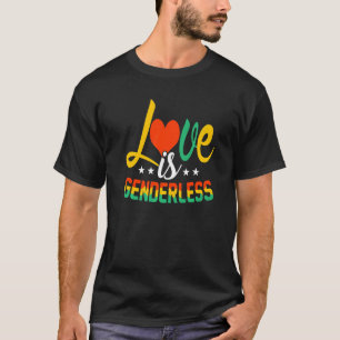 Liebe ist ein geschlechtsloser lesbischer Gay Bise T-Shirt