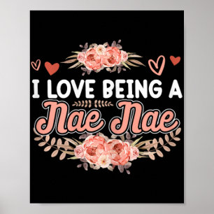 Liebe ist ein Nae Nae Shirt Mütter Tag Niedliche B Poster