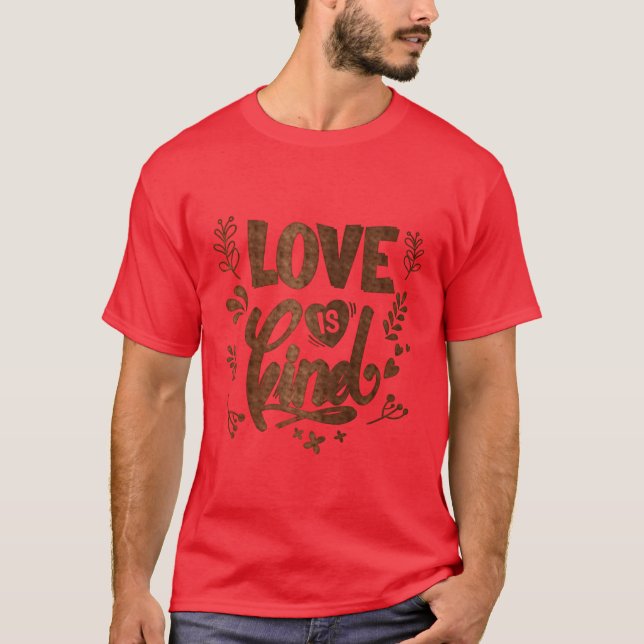 Liebe ist ein nettes Mädchen T-Shirt (Vorderseite)