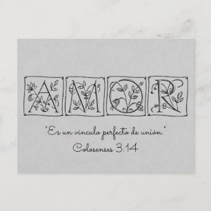 Liebe ist ein perfekter Bond aus Gewerkschaft~Scri Postkarte